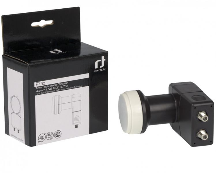 Фото Антенны и комплектующие, Конвертеры SAT, Круговой поляризации (L/R) Inverto Black Pro TWIN CIRCULAR
