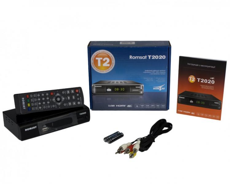 Фото Ресиверы SAT/DVB-Т2/Android, Эфирные DVB-T2 Romsat T2020 DVB-T2