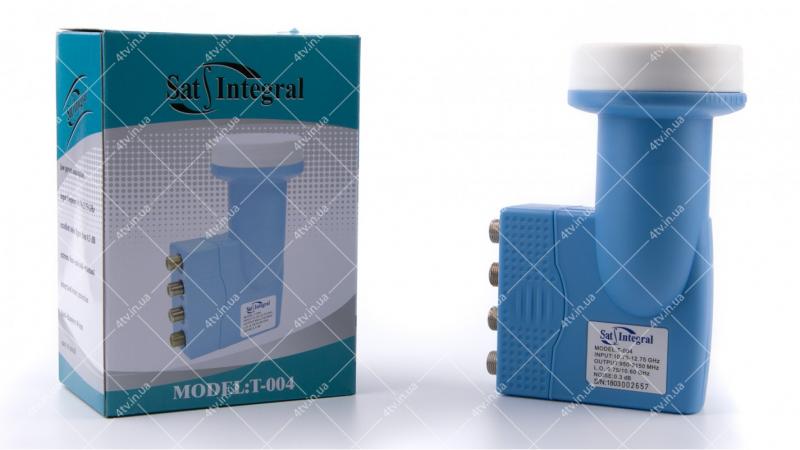 Фото Антенны и комплектующие, Конвертеры SAT, QUAD (4) Sat-Integral T-004 QUAD