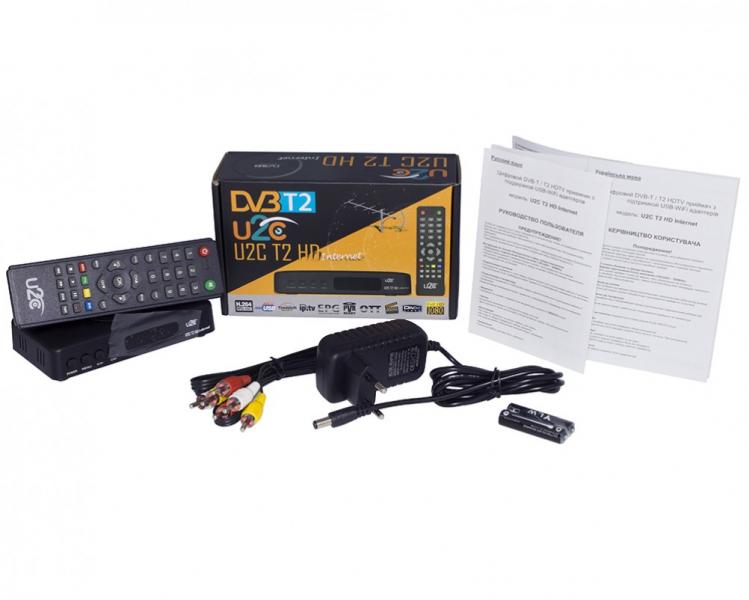 Фото Ресиверы SAT/DVB-Т2/Android, Эфирные DVB-T2 U2C (uClan) T2 HD Internet DVB-T2
