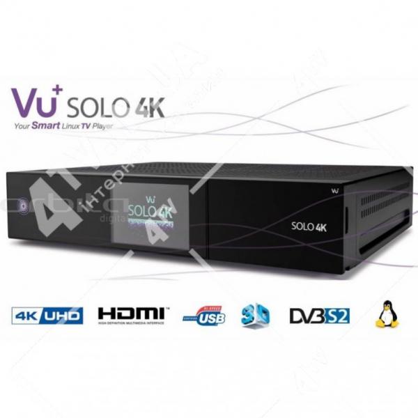 Фото Ресиверы SAT/DVB-Т2/Android, Спутниковые 4K UHDTV Vu+ Solo 4K