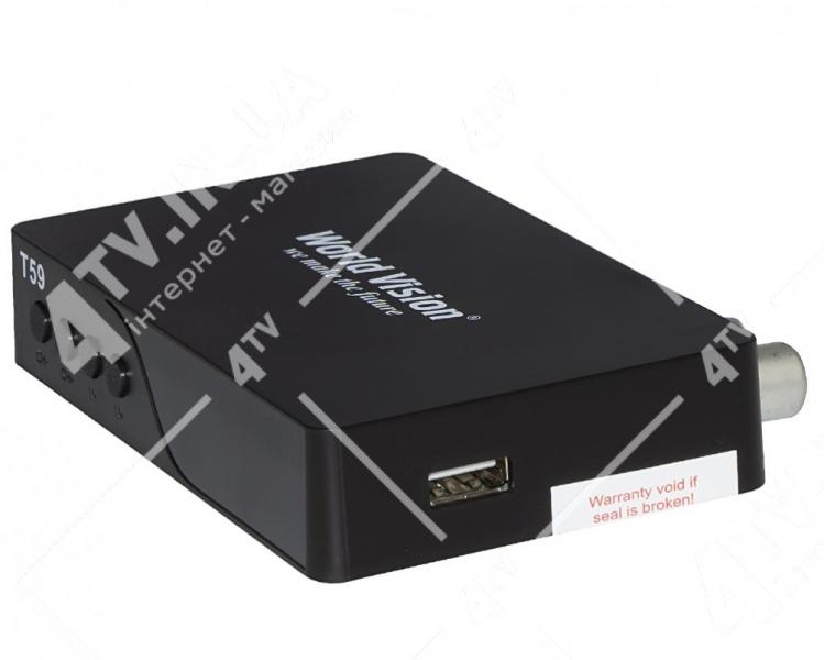 Фото Ресиверы SAT/DVB-Т2/Android, Эфирные DVB-T2 World Vision T59 DVB-T2