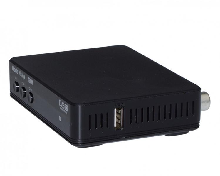 Фото Ресиверы SAT/DVB-Т2/Android, Эфирные DVB-T2 World Vision T60M DVB-T2