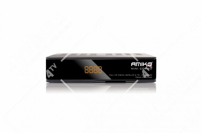 Фото Ресиверы SAT/DVB-Т2/Android, Combo DVB-T2 + DVB-S2 Amiko Mini Combo HD DVB-S2/T2/C