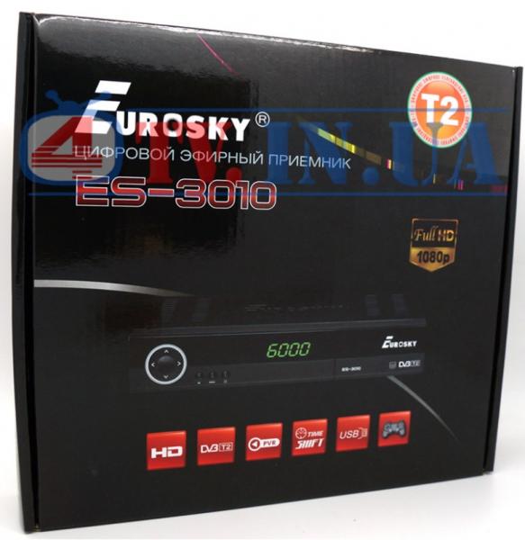 Фото Ресиверы SAT/DVB-Т2/Android, Эфирные DVB-T2 Eurosky ES-3010 DVB-T2