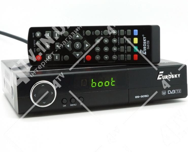 Фото Ресиверы SAT/DVB-Т2/Android, Эфирные DVB-T2 Eurosky ES-3011 DVB-T2