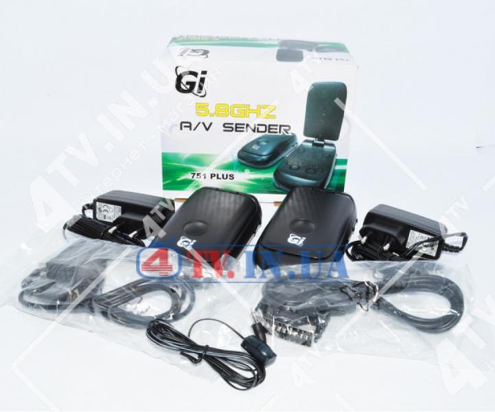 Фото Пульты ДУ, Пульты к спутниковым ресиверам AV Sender GI 751Plus 5.8GHz