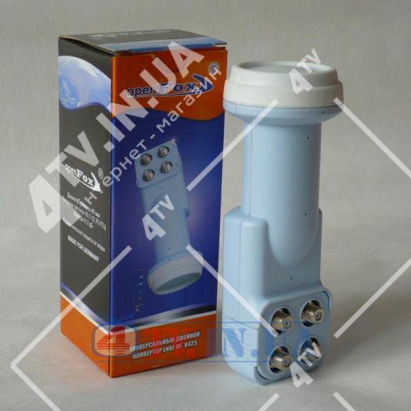 Фото Антенны и комплектующие, Конвертеры SAT, QUAD (4) OpenFox OF-K425 QUAD
