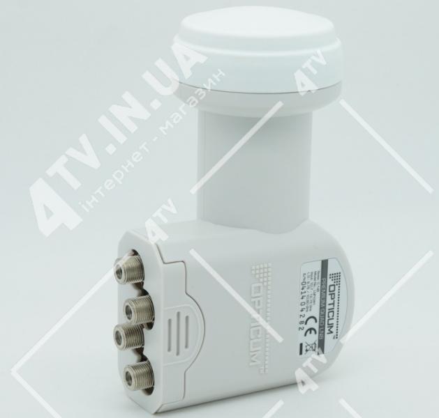 Фото Антенны и комплектующие, Конвертеры SAT, QUAD (4) Opticum LQP-04H QUAD