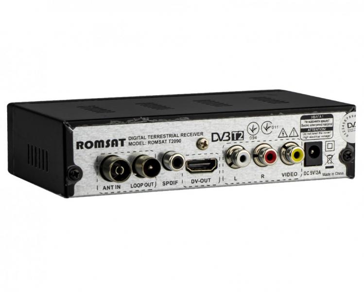 Фото Ресиверы SAT/DVB-Т2/Android, Эфирные DVB-T2 Romsat T2090 DVB-T2