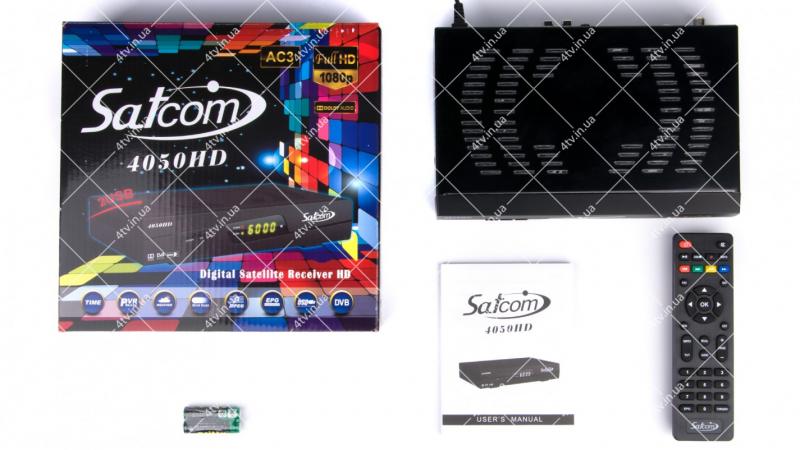 Фото Ресиверы SAT/DVB-Т2/Android, Спутниковые DVB-S2 Satcom 4050 HD Dolby Digital AC3
