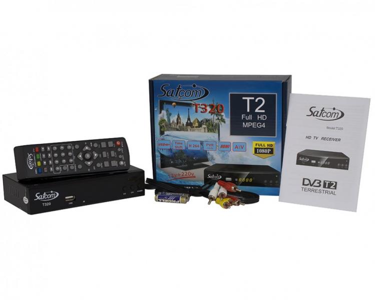 Фото Ресиверы SAT/DVB-Т2/Android, Эфирные DVB-T2 Satcom T320 DVB-T2 Dolby Digital