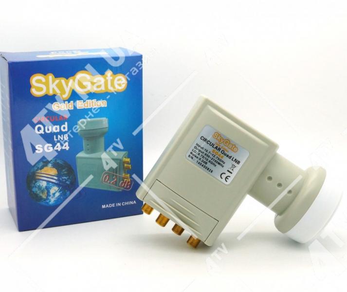 Фото Антенны и комплектующие, Конвертеры SAT, Круговой поляризации (L/R) SkyGate SG44 QUAD CIRCULAR
