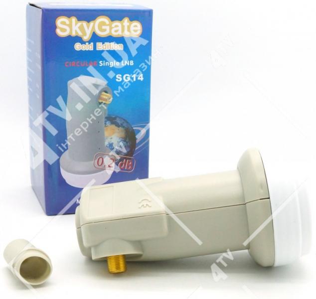 Фото Антенны и комплектующие, Конвертеры SAT, Круговой поляризации (L/R) SkyGate SG14 SINGLE CIRCULAR