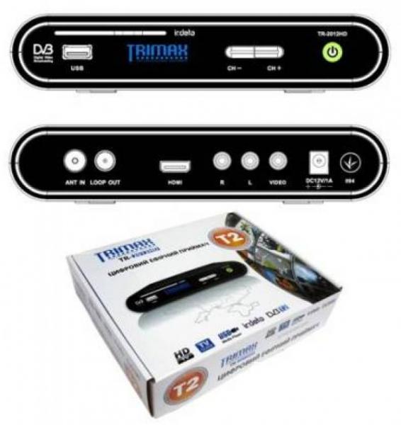 Фото Ресиверы SAT/DVB-Т2/Android, Эфирные DVB-T2 Trimax TR-2012HD Plus