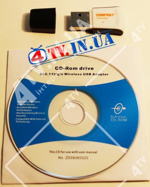 Фото Сетевое оборудование, Роутеры, USB Wi-Fi адаптеры, USB Wi-Fi адаптеры USB Wi-Fi адаптер Comfast CF-WU720N RTL8188EU
