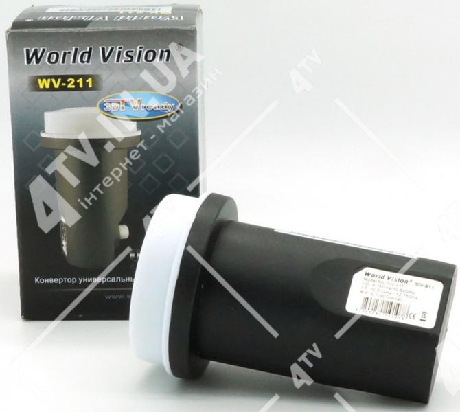 Фото Антенны и комплектующие, Конвертеры SAT, SINGLE (1) World Vision WV-211 SINGLE