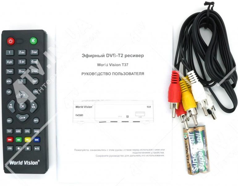 Фото Ресиверы SAT/DVB-Т2/Android, Эфирные DVB-T2 World Vision T37 DVB-T2