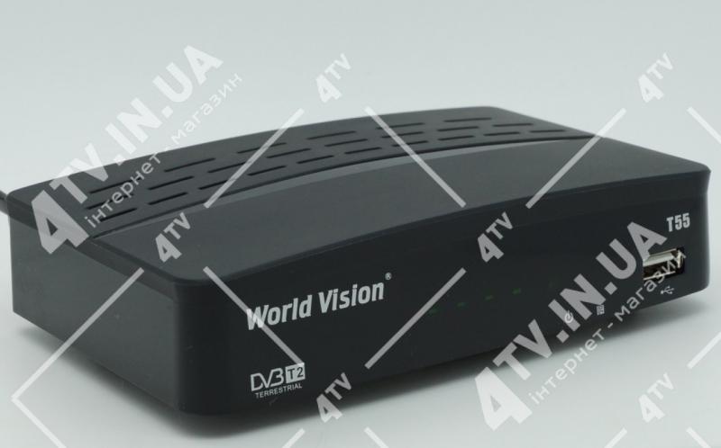 Фото Ресиверы SAT/DVB-Т2/Android, Эфирные DVB-T2 World Vision T55 DVB-T2