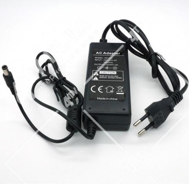 Фото Компьютеры и аксессуары, Блоки питания, адаптеры, АЗУ Блок питания 12V 1A (5.5/2.5)