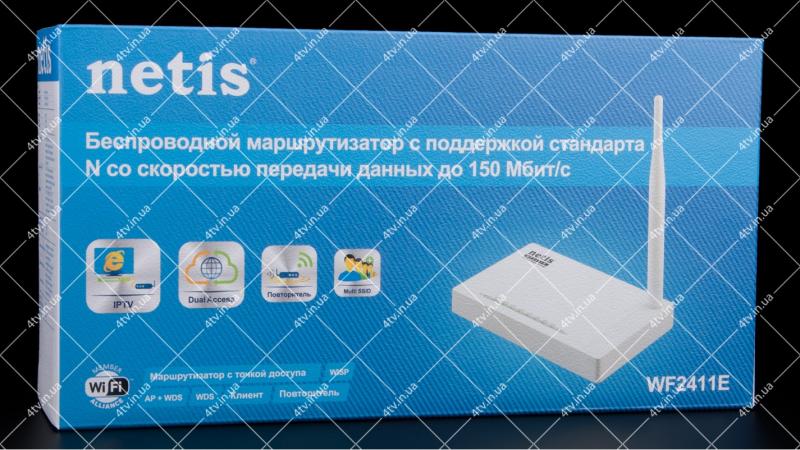 Фото Сетевое оборудование, Роутеры, USB Wi-Fi адаптеры, Маршрутизаторы (роутеры) Netis WF2411E