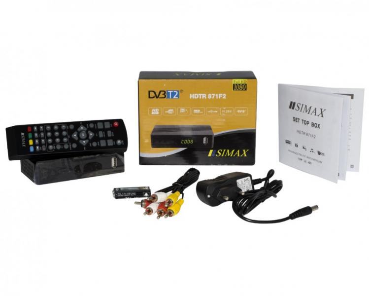 Фото Ресиверы SAT/DVB-Т2/Android, Эфирные DVB-T2 SIMAX HDTR 871F2 DVB-T2