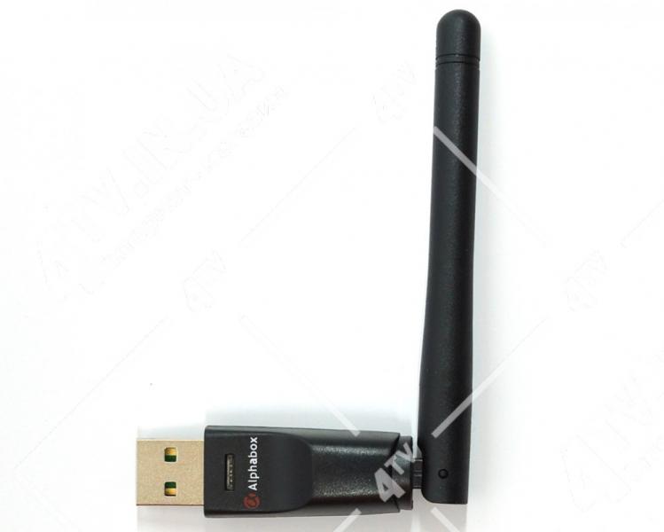 Фото Сетевое оборудование, Роутеры, USB Wi-Fi адаптеры, USB Wi-Fi адаптеры USB Wi-Fi адаптер Alphabox RT5370