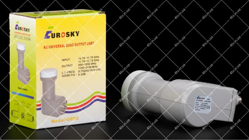 Фото Антенны и комплектующие, Конвертеры SAT, QUAD (4) Eurosky UQP5 QUAD