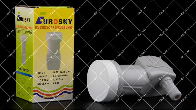 Фото Антенны и комплектующие, Конвертеры SAT, Круговой поляризации (L/R) Eurosky USP-5CP SINGLE CIRCULAR