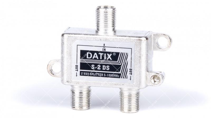 Фото Антенны и комплектующие, Сплиттеры, диплексеры, 0/12V Сплиттер 2-WAY Splitter DATIX S-2 DS