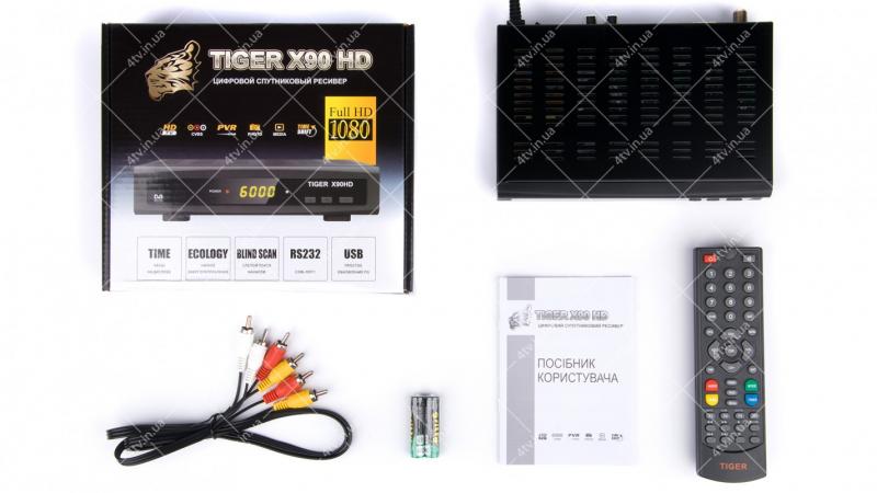 Фото Ресиверы SAT/DVB-Т2/Android, Спутниковые DVB-S2 Tiger X90 HD