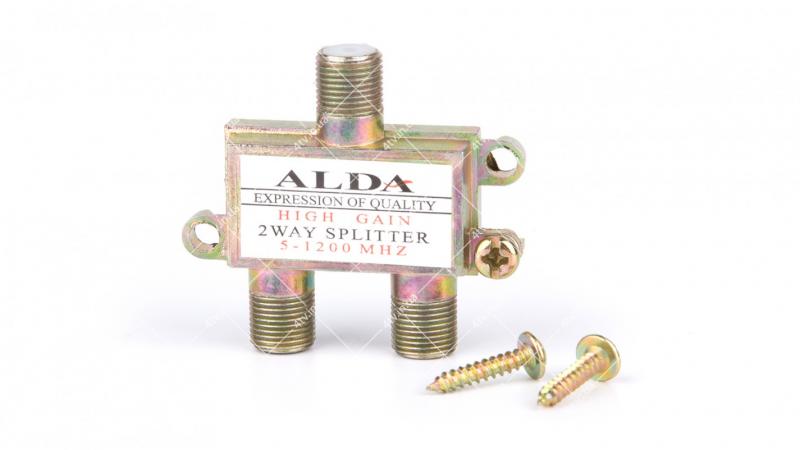 Фото Антенны и комплектующие, Сплиттеры, диплексеры, 0/12V Сплиттер 2-WAY Splitter ALDA