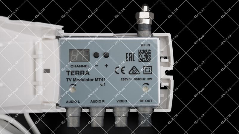 Фото Антенны и комплектующие, Модуляторы ВЧ Модулятор Terra МТ41 ДМВ Стерео