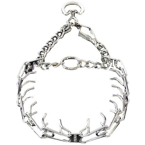 Sprenger ULTRA-PLUS строгий ошейник, карабин-щипцы, хромированная сталь, 3,2 мм, 57 см