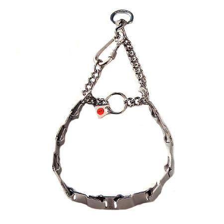 Sprenger NECK-TECH FUN строгий ошейник для собак, пластинчатый, с цилиндрическим карабином, нержавеющая сталь, 48 см