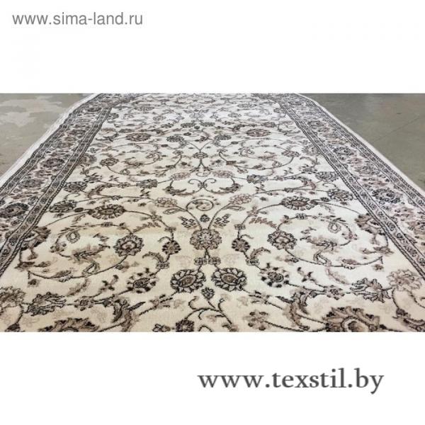 Фото Текстиль, Детский текстиль, Ковры Овальный ковёр Valencia Deluxe d251, 200 х 500 см, цвет cream-brown