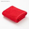 Полотенце махровое Экономь и Я 35х60 см, цв. красный, 100% хлопок