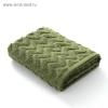 Полотенце махровое LoveLife "Zig-Zag" 50*90 см, цв. темная трава,100% хл, 360 гр/м2
