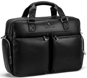 Большая вместительная кожаная сумка для командировок Royal Bag RB002A