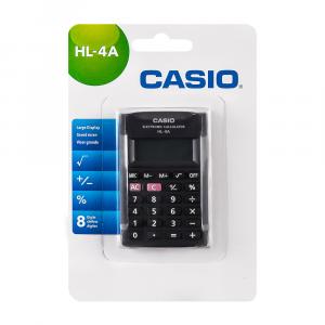 Компактный карманный 8-разрядный калькулятор Casio HL-4A-S-EP