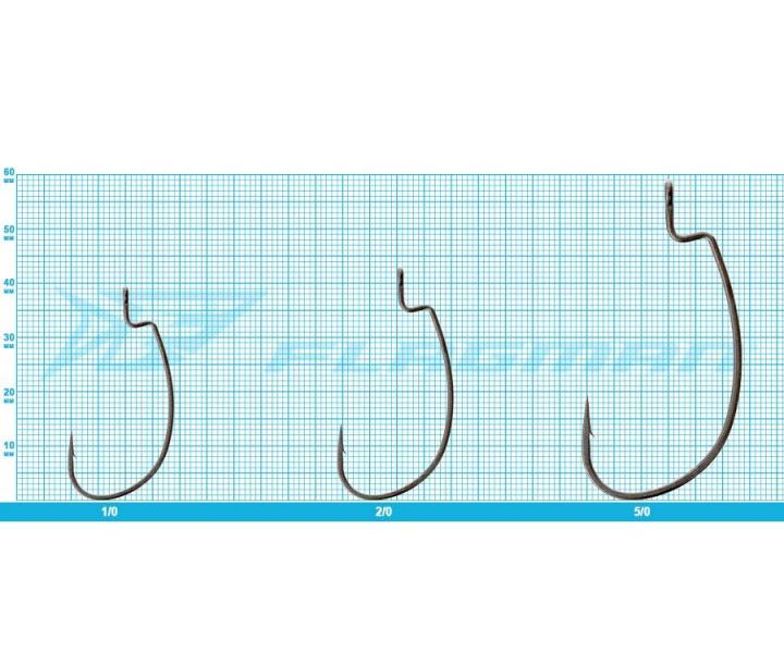 Фото Спиннинги,удочки, Спиннинги, Azura Крючки Azura Tournament Power Hook №1/0