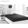 Простыня Loft 240 х 260 см, цвет черный
