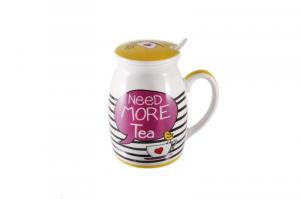 Кружка-заварник фарфор NEED MORE TEA 300 мл Easy Life (R0100 NETE)