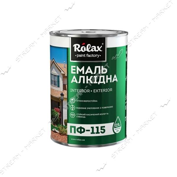 Краска алкидная Ролакс ПФ-115 0.9кг темный шоколад