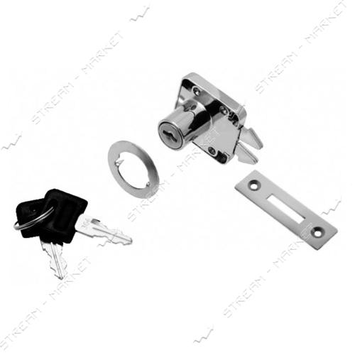 Замок мебельный KL-202-22 для раздвижных стеклянных дверей