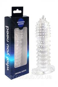 Насадка закрытая CRYSTAL SLEEVE L 130 мм D 35 мм — купити в Україні
