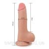 Фаллоимитатор с мошонкой - Skinlike Soft Dong 7,5'' - Фаллоімітатори в магазине Одессы