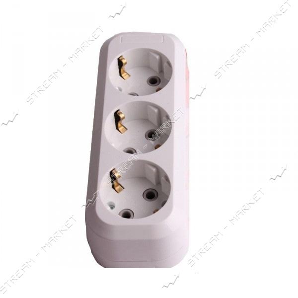 Колодка Electro House 2131 3 гнезда с заземлением