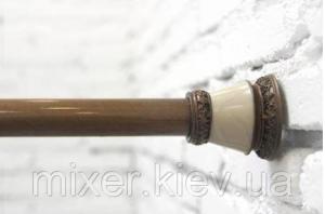 Карниз для шторки в ванную длинна 85-135см. 0771