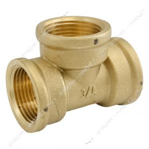 Тройник латунный Никифоров 3/4'В-3/4'В-3/4'В Premium